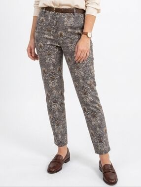 Morris and Co H&M Pineapple Print cigarettes stretching pants size 4